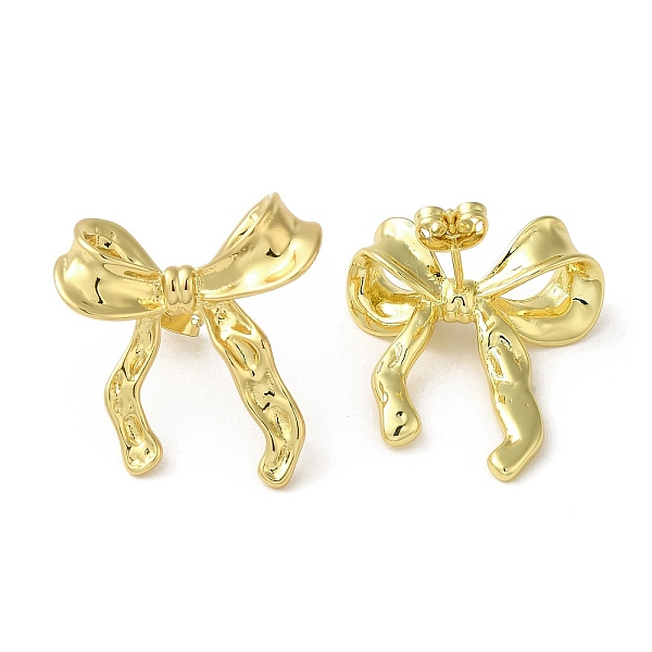 PandaHall Brass Stud Earrings, with Clear Cubic Zirconia for Women, Bowknot, Real 18K Gold Plated, 27x24mm Cubic Zirconia Bowknot
PandaHall Brass Stud Earrings, with Clear Cubic Zirconia for Women, Bowknot, Real 18K Gold Plated, 27x24mm Cubic Zirconia Bowknot