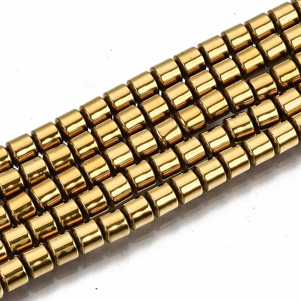 PandaHall Electroplate Non-magnetic Synthetic Hematite Beads Strands, Column, Golden Plated, 3.5x3mm, Hole: 1mm, about 125~126pcs/strand...
PandaHall Electroplate Non-magnetic Synthetic Hematite Beads Strands, Column, Golden Plated, 3.5x3mm, Hole: 1mm, about 125~126pcs/strand...