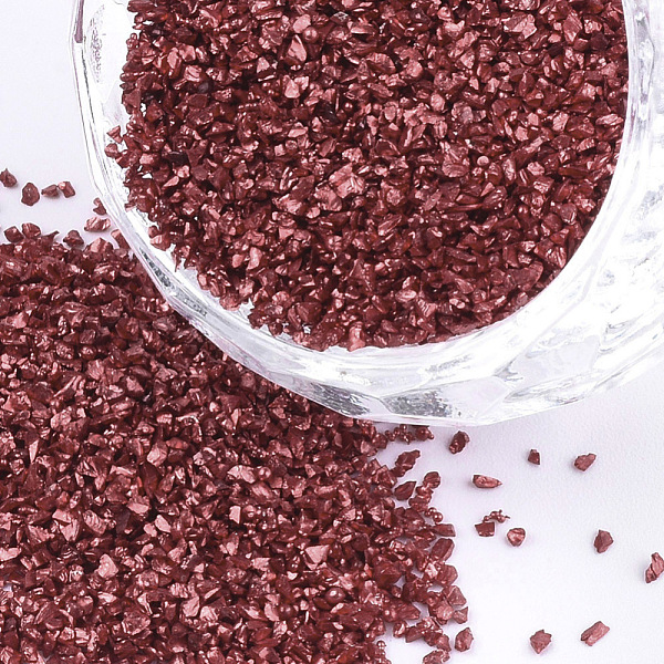 PandaHall FGB Plated Glass Seed Beads, For Nail Art Decoration Accessories, No Hole/Undrilled, Chips, Indian Red, 0.4~0.6mm, about 450g/bag...
PandaHall FGB Plated Glass Seed Beads, For Nail Art Decoration Accessories, No Hole/Undrilled, Chips, Indian Red, 0.4~0.6mm, about 450g/bag...