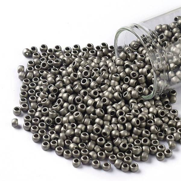 PandaHall TOHO Round Seed Beads, Japanese Seed Beads, Matte, (566) Opaque Metallic Frosted Antique Silver, 8/0, 3mm, Hole: 1mm, about...
PandaHall TOHO Round Seed Beads, Japanese Seed Beads, Matte, (566) Opaque Metallic Frosted Antique Silver, 8/0, 3mm, Hole: 1mm, about...