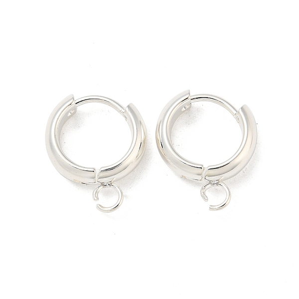 PandaHall 201 Stainless Steel Huggie Hoop Earring Findings, with Horizontal Loop and 316 Surgical Stainless Steel Pin, Silver, 13x4mm, Hole...
PandaHall 201 Stainless Steel Huggie Hoop Earring Findings, with Horizontal Loop and 316 Surgical Stainless Steel Pin, Silver, 13x4mm, Hole...