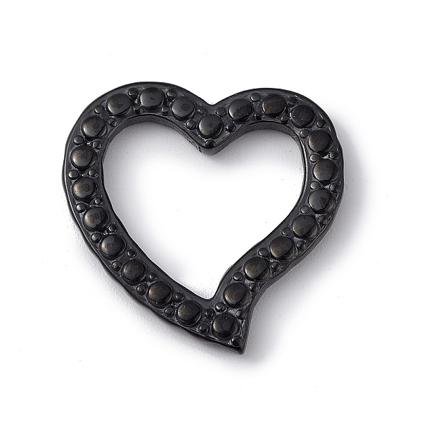 PandaHall 304 Stainless Steel Linking Rings, Bumpy, Asymmetrical Heart, Electrophoresis Black, 22x22x2.5mm, Inner Diameter: 12x15.5mm 304...
PandaHall 304 Stainless Steel Linking Rings, Bumpy, Asymmetrical Heart, Electrophoresis Black, 22x22x2.5mm, Inner Diameter: 12x15.5mm 304...