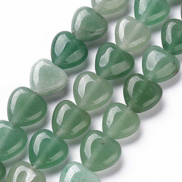 PandaHall Natural Green Aventurine Bead Strands, Heart, 10x10x5mm, Hole: 1mm, about 40pcs/strand, 15.3 inch Green Aventurine Heart Green
PandaHall Natural Green Aventurine Bead Strands, Heart, 10x10x5mm, Hole: 1mm, about 40pcs/strand, 15.3 inch Green Aventurine Heart Green