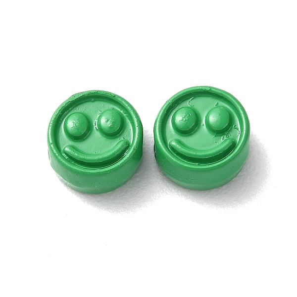 PandaHall Spray Painted Alloy Beads, Flat Round with Smiling Face, Medium Sea Green, 7.5x4mm, Hole: 2mm Alloy Flat Round
PandaHall Spray Painted Alloy Beads, Flat Round with Smiling Face, Medium Sea Green, 7.5x4mm, Hole: 2mm Alloy Flat Round