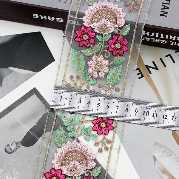 PandaHall 10 Yards Polyester Embroidery Flower Ribbon, for Crafts Wedding Gift Wrapping, Pink, 3-1/8 inch(80mm) Polyester Flower Pink
PandaHall 10 Yards Polyester Embroidery Flower Ribbon, for Crafts Wedding Gift Wrapping, Pink, 3-1/8 inch(80mm) Polyester Flower Pink