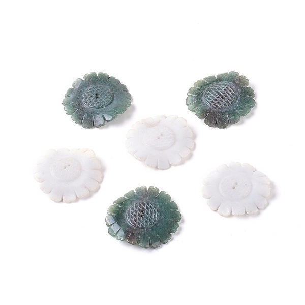 PandaHall Carved Natural Gemstone Beads, Sun Flower, 41~44x4~7mm, Hole: 1.2mm Mixed Stone Flower
PandaHall Carved Natural Gemstone Beads, Sun Flower, 41~44x4~7mm, Hole: 1.2mm Mixed Stone Flower