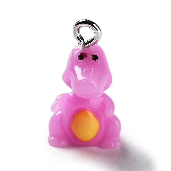 PandaHall Opaque Resin Pendants, Dinosaur Charms with Platinum Plated Iron Loops, Violet, 18.5x10x14mm, Hole: 1.6mm Iron+Resin Dinosaur..., Purple
PandaHall Opaque Resin Pendants, Dinosaur Charms with Platinum Plated Iron Loops, Violet, 18.5x10x14mm, Hole: 1.6mm Iron+Resin Dinosaur..., Purple