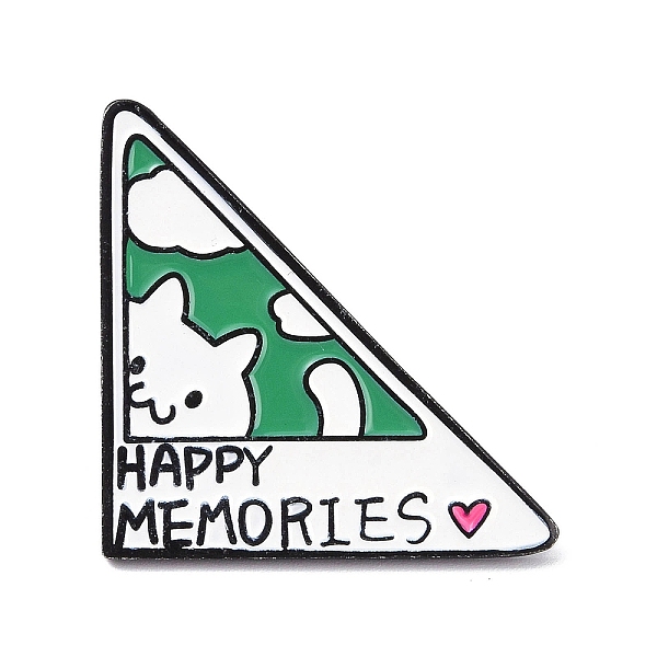 PandaHall Black Zinc Alloy Brooches, Enamel Pins, for Backpack Cloth, Triangle, 27x27x1.5mm Alloy+Enamel Triangle
PandaHall Black Zinc Alloy Brooches, Enamel Pins, for Backpack Cloth, Triangle, 27x27x1.5mm Alloy+Enamel Triangle