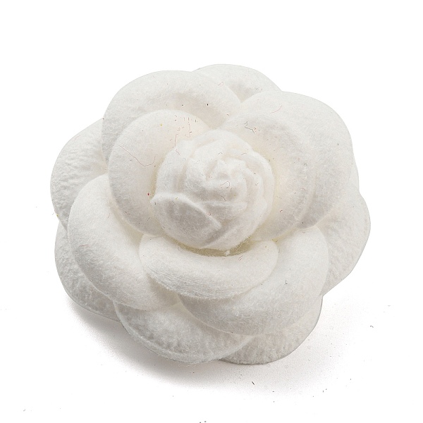 PandaHall Cloth Art Camelia Brooch Pins, Platinum Tone Iron Pin for Clothes Bags, Multi-Layer Flower Badge, White, 67.5x33mm Polyester...
PandaHall Cloth Art Camelia Brooch Pins, Platinum Tone Iron Pin for Clothes Bags, Multi-Layer Flower Badge, White, 67.5x33mm Polyester...