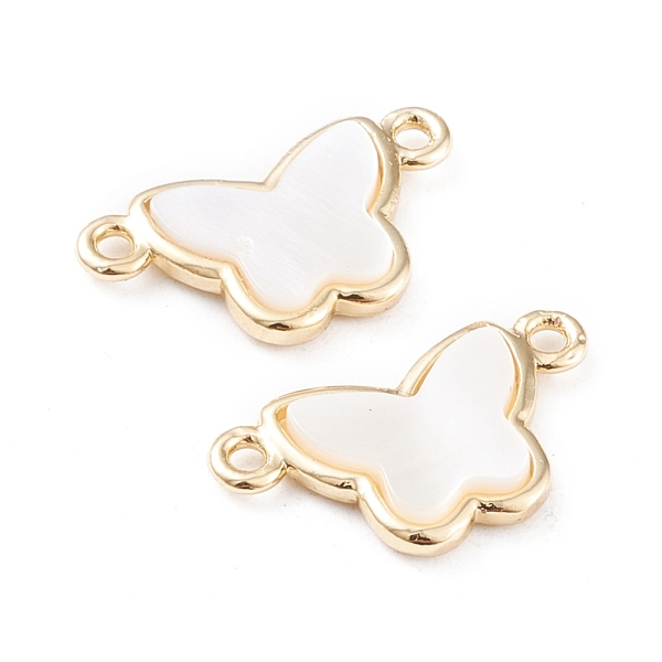 PandaHall Natural White Shell Links, with Brass Loops & Edge, Long-Lasting Plated, Butterfly, White, Real 18K Gold Plated, 10x18x2.5mm, Hole...
PandaHall Natural White Shell Links, with Brass Loops & Edge, Long-Lasting Plated, Butterfly, White, Real 18K Gold Plated, 10x18x2.5mm, Hole...