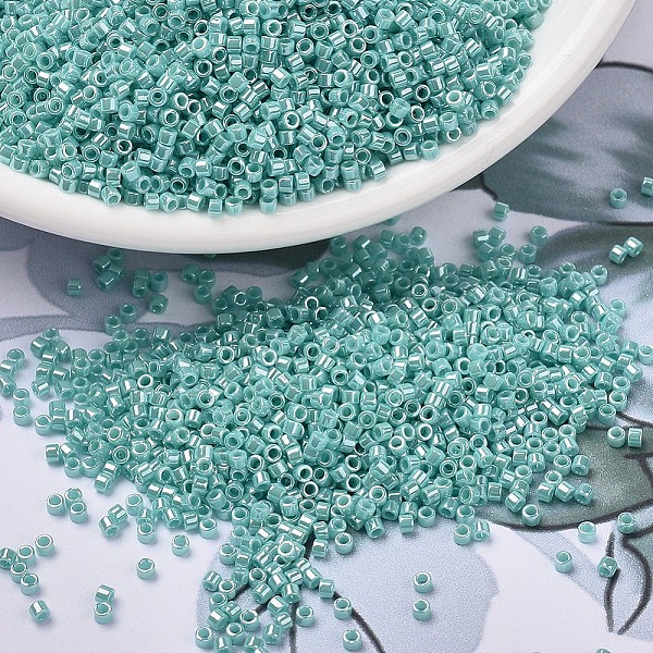 PandaHall MIYUKI Delica Beads, Cylinder, Japanese Seed Beads, 11/0, (DB1567) Opaque Sea Opal Luster, 1.3x1.6mm, Hole: 0.8mm, about..., Cyan
PandaHall MIYUKI Delica Beads, Cylinder, Japanese Seed Beads, 11/0, (DB1567) Opaque Sea Opal Luster, 1.3x1.6mm, Hole: 0.8mm, about..., Cyan