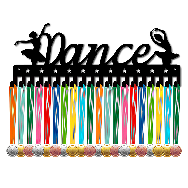 PandaHall Iron Medal Holder Frame, 20 Hooks Medals Display Hanger Rack, with Screws, Black, Dance, Word, 150x400mm, Hole: 5mm Iron Word...
PandaHall Iron Medal Holder Frame, 20 Hooks Medals Display Hanger Rack, with Screws, Black, Dance, Word, 150x400mm, Hole: 5mm Iron Word...