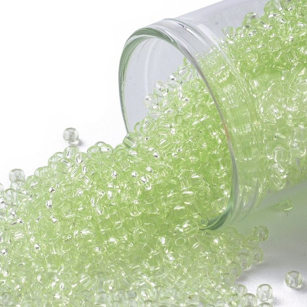 PandaHall TOHO Round Seed Beads, Japanese Seed Beads, (15) Citrus Spritz, 11/0, 2.2mm, Hole: 0.8mm, about 5555pcs/50g Glass Green
PandaHall TOHO Round Seed Beads, Japanese Seed Beads, (15) Citrus Spritz, 11/0, 2.2mm, Hole: 0.8mm, about 5555pcs/50g Glass Green