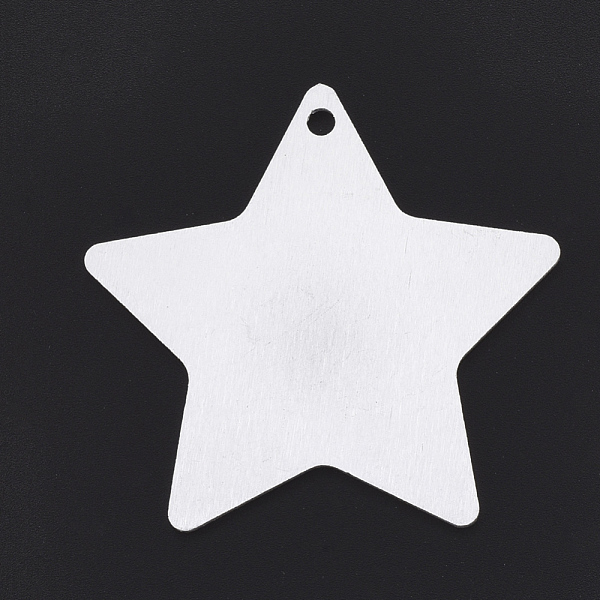 PandaHall Aluminium Pendants, Laser Cut Pendants, Star, Silver Color Plated, 46.5x48.5x1mm, Hole: 3mm Aluminum Star
PandaHall Aluminium Pendants, Laser Cut Pendants, Star, Silver Color Plated, 46.5x48.5x1mm, Hole: 3mm Aluminum Star