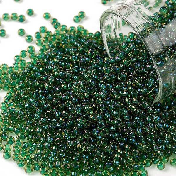 PandaHall TOHO Round Seed Beads, Japanese Seed Beads, (242) Inside Color Jonquil/Emerald Lined, 11/0, 2.2mm, Hole: 0.8mm, about 1110pcs/10g...
PandaHall TOHO Round Seed Beads, Japanese Seed Beads, (242) Inside Color Jonquil/Emerald Lined, 11/0, 2.2mm, Hole: 0.8mm, about 1110pcs/10g...