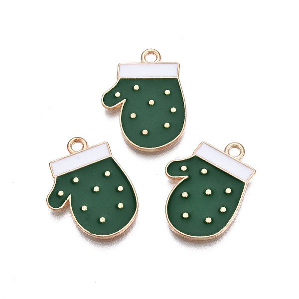 PandaHall Christmas Style Alloy Enamel Pendants, Cadmium Free & Lead Free, Light Gold, Gloves, Green, 21.5x16x1.5mm, Hole: 1.8mm...
PandaHall Christmas Style Alloy Enamel Pendants, Cadmium Free & Lead Free, Light Gold, Gloves, Green, 21.5x16x1.5mm, Hole: 1.8mm...