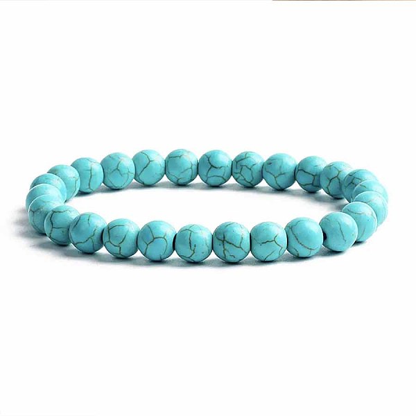 PandaHall Turquoise Bracelet with Elastic Rope Bracelet, Male and Female Lovers Best Friend Natural Gemstone
PandaHall Turquoise Bracelet with Elastic Rope Bracelet, Male and Female Lovers Best Friend Natural Gemstone