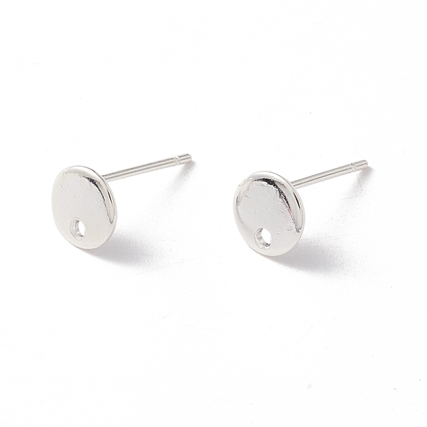 PandaHall 201 Stainless Steel Stud Earring Findings, with 316 Surgical Stainless Steel Pins and Hole, Flat Round, 925 Sterling Silver Plated...
PandaHall 201 Stainless Steel Stud Earring Findings, with 316 Surgical Stainless Steel Pins and Hole, Flat Round, 925 Sterling Silver Plated...