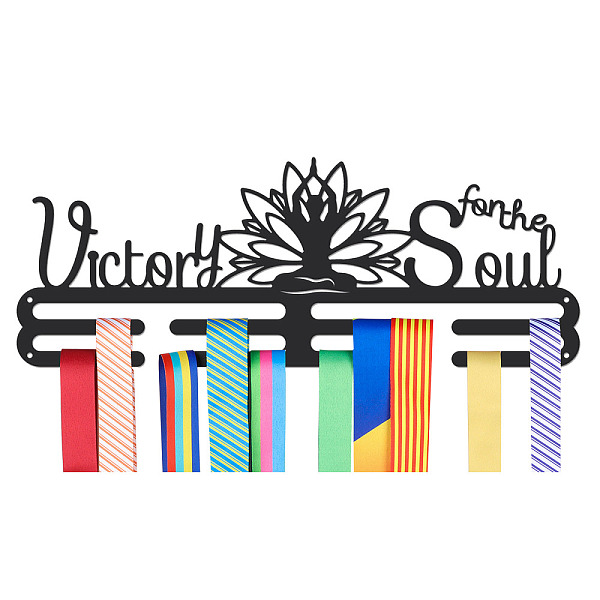 PandaHall Fashion Iron Medal Hanger Holder Display Wall Rack, 2 Line, with Screws, Word Victory for the Soul, Electrophoresis Black...
PandaHall Fashion Iron Medal Hanger Holder Display Wall Rack, 2 Line, with Screws, Word Victory for the Soul, Electrophoresis Black...