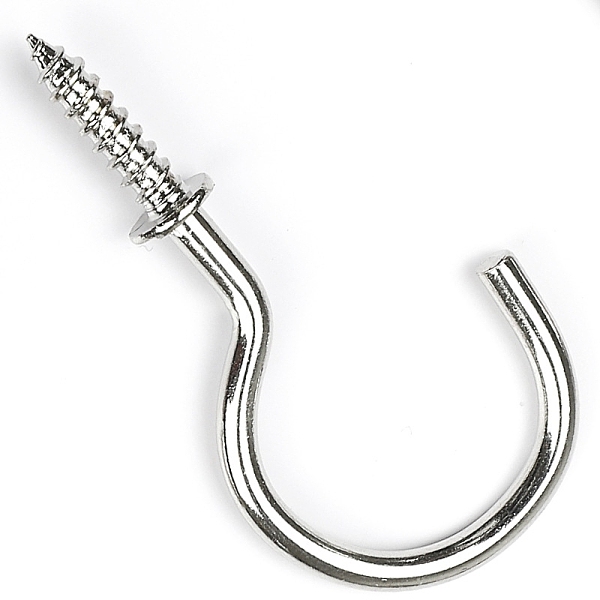 PandaHall Plastic Cup Hook Ceiling Hooks, Screw Hanger, for Indoor and Outdoor Use, Silver, 51.86mm Plastic
PandaHall Plastic Cup Hook Ceiling Hooks, Screw Hanger, for Indoor and Outdoor Use, Silver, 51.86mm Plastic
