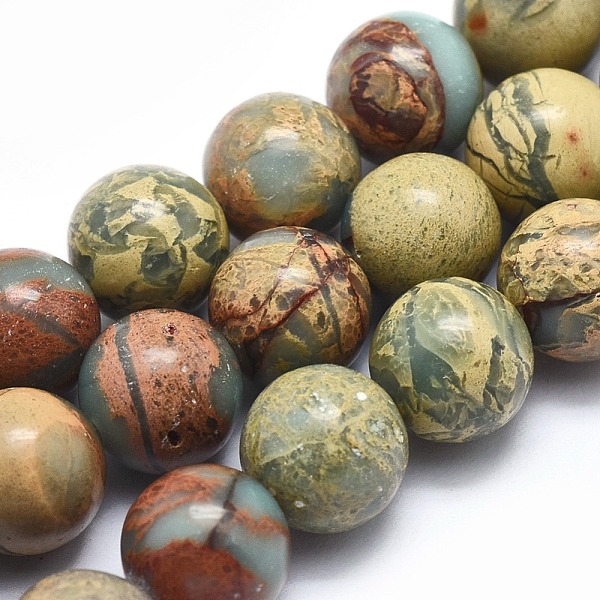 PandaHall Natural Aqua Terra Jasper Beads Strands, Round, 10mm, Hole: 1mm, about 41pcs/strand, 15.9 inch(40.5cm) Aqua Terra Jasper Round
PandaHall Natural Aqua Terra Jasper Beads Strands, Round, 10mm, Hole: 1mm, about 41pcs/strand, 15.9 inch(40.5cm) Aqua Terra Jasper Round