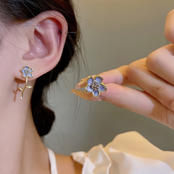 PandaHall Alloy Stud Earring, with Sterling Silver Pin and Enamel, Flower, 22x22mm Alloy Flower
PandaHall Alloy Stud Earring, with Sterling Silver Pin and Enamel, Flower, 22x22mm Alloy Flower