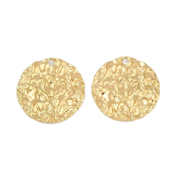 PandaHall Ion Plating(IP) 304 Stainless Steel Pendants, Textured Flat Round Charm, Real 18K Gold Plated, 30x2.2mm, Hole: 2.3mm 304 Stainless...
PandaHall Ion Plating(IP) 304 Stainless Steel Pendants, Textured Flat Round Charm, Real 18K Gold Plated, 30x2.2mm, Hole: 2.3mm 304 Stainless...