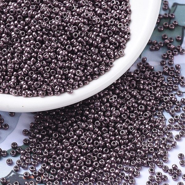 PandaHall MIYUKI Round Rocailles Beads, Japanese Seed Beads, (RR1088) Galvanized Smoky Mauve, 11/0, 2x1.3mm, Hole: 0.8mm, about..., Purple
PandaHall MIYUKI Round Rocailles Beads, Japanese Seed Beads, (RR1088) Galvanized Smoky Mauve, 11/0, 2x1.3mm, Hole: 0.8mm, about..., Purple