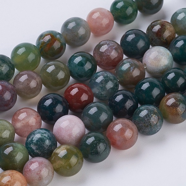 PandaHall Natural Indian Agate Beads Strands, Round, 8mm, Hole: 1mm, about 24pcs/strand, 7.6 inch Indian Agate Round
PandaHall Natural Indian Agate Beads Strands, Round, 8mm, Hole: 1mm, about 24pcs/strand, 7.6 inch Indian Agate Round