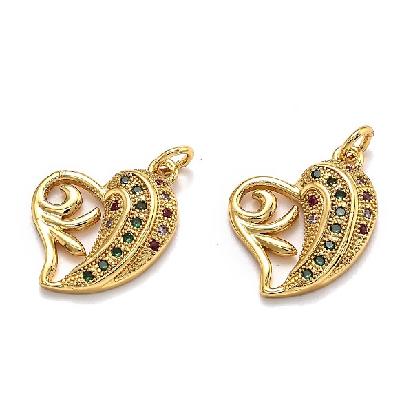 PandaHall Brass Micro Pave Cubic Zirconia Pendants, Long-Lasting Plated, Heart, Golden, 18x15x3mm, Hole: 3mm Brass+Cubic Zirconia Heart..., Multicolor
PandaHall Brass Micro Pave Cubic Zirconia Pendants, Long-Lasting Plated, Heart, Golden, 18x15x3mm, Hole: 3mm Brass+Cubic Zirconia Heart..., Multicolor