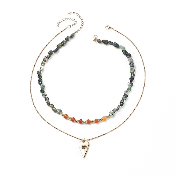 PandaHall Necklaces Sets for Women, include Natural Moss Agate & Carnelian Beads Necklaces, Evil Eye Cubic Zirconia Pendant Necklaces, with...
PandaHall Necklaces Sets for Women, include Natural Moss Agate & Carnelian Beads Necklaces, Evil Eye Cubic Zirconia Pendant Necklaces, with...