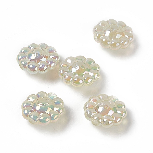 PandaHall UV Plating Acrylic European Beads, Large Hole Beads, with Glitter Powder, AB Color, Flower with Smiling Face, Pale Goldenrod...
PandaHall UV Plating Acrylic European Beads, Large Hole Beads, with Glitter Powder, AB Color, Flower with Smiling Face, Pale Goldenrod...