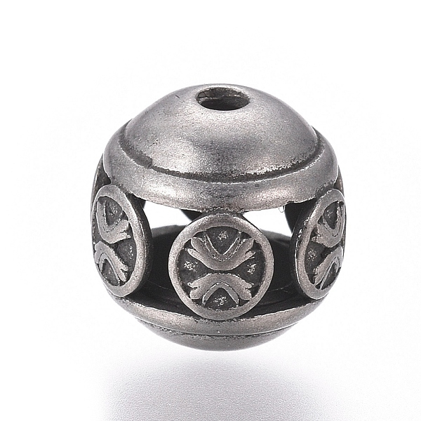 PandaHall 304 Stainless Steel Beads, Rondelle, Hollow, Antique Silver, 10.5x10mm, Hole: 1.6mm 304 Stainless Steel Rondelle
PandaHall 304 Stainless Steel Beads, Rondelle, Hollow, Antique Silver, 10.5x10mm, Hole: 1.6mm 304 Stainless Steel Rondelle