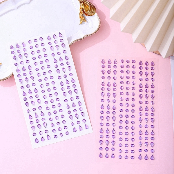 PandaHall Acrylic Rhinestone Stickers, Gems Crystal Decorative Decals for Kid's Art Craft, Flat Round & Teardrop, Medium Orchid, 160x90mm...
PandaHall Acrylic Rhinestone Stickers, Gems Crystal Decorative Decals for Kid's Art Craft, Flat Round & Teardrop, Medium Orchid, 160x90mm...