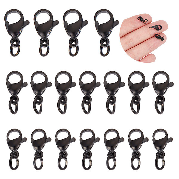 PandaHall UNICRAFTALE 30Pcs 3 Sizes Stainless Steel Lobster Claw Clasp 9~12mm Black Necklace Clasps Fastener Hook End Chain Clasps Jewelry...
PandaHall UNICRAFTALE 30Pcs 3 Sizes Stainless Steel Lobster Claw Clasp 9~12mm Black Necklace Clasps Fastener Hook End Chain Clasps Jewelry...