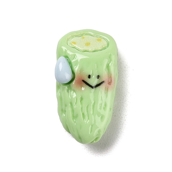 PandaHall Opaque Resin Cabochons, Cartoon Vegetable Charactor, Bitter Melon, 22x12x9mm Resin Vegetables
PandaHall Opaque Resin Cabochons, Cartoon Vegetable Charactor, Bitter Melon, 22x12x9mm Resin Vegetables