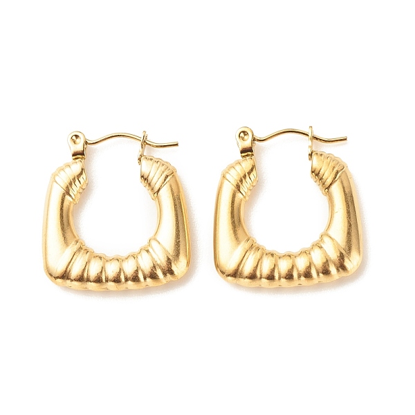 PandaHall Ion Plating(IP) 304 Stainless Steel Chunky Rectangle Hoop Earrings for Women, Golden, 22x20mm, Pin: 0.8mm 304 Stainless Steel...
PandaHall Ion Plating(IP) 304 Stainless Steel Chunky Rectangle Hoop Earrings for Women, Golden, 22x20mm, Pin: 0.8mm 304 Stainless Steel...