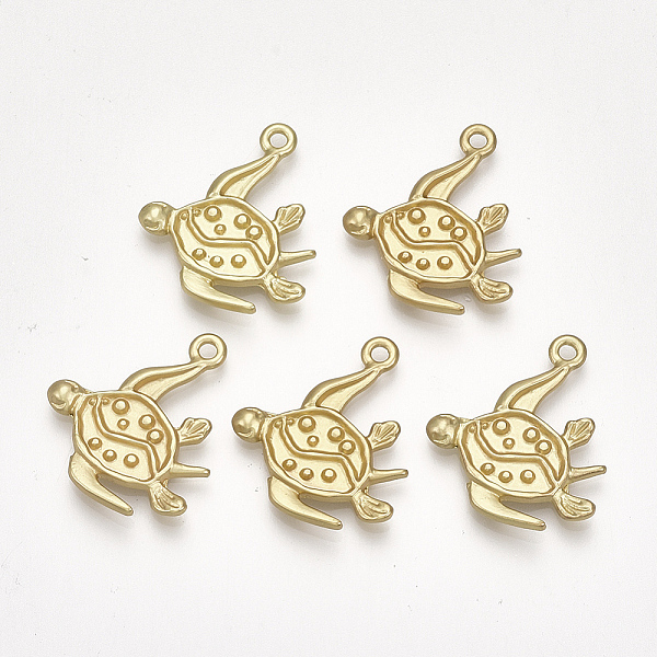 PandaHall Alloy Pendant, Matte Style, Cadmium Free & Nickel Free & Lead Free, Turtle, Golden, 24x21x2mm, Hole: 2mm Alloy Tortoise
PandaHall Alloy Pendant, Matte Style, Cadmium Free & Nickel Free & Lead Free, Turtle, Golden, 24x21x2mm, Hole: 2mm Alloy Tortoise
