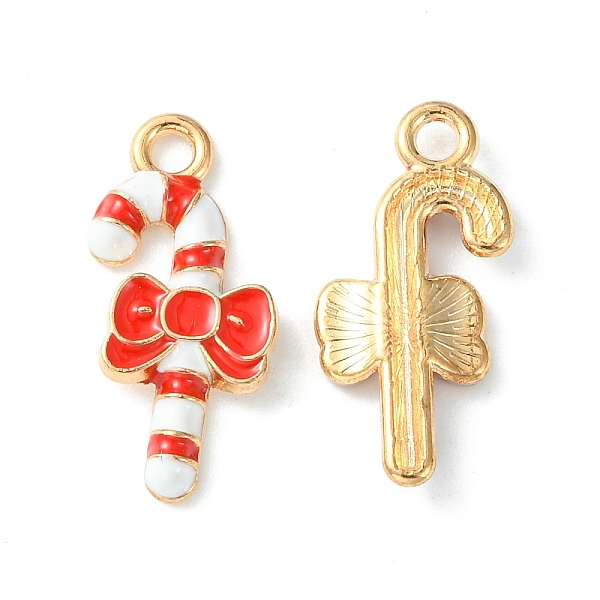 PandaHall Christmas Alloy Enamel Pendants, Golden, Candy Cane, 20.5x9.5x2.5mm, Hole: 2mm Alloy+Enamel Candy Cane Red
PandaHall Christmas Alloy Enamel Pendants, Golden, Candy Cane, 20.5x9.5x2.5mm, Hole: 2mm Alloy+Enamel Candy Cane Red