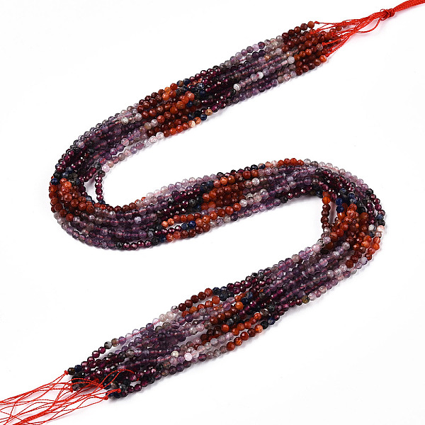 PandaHall Natural Mixed Gemstone Beads Strands, Round Beads, Faceted, 3~3.5x3mm, Hole: 0.5mm, about 129~132pcs/strand, 15.16''~15.55''...
PandaHall Natural Mixed Gemstone Beads Strands, Round Beads, Faceted, 3~3.5x3mm, Hole: 0.5mm, about 129~132pcs/strand, 15.16''~15.55''...