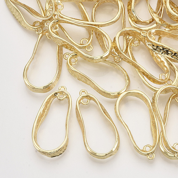 PandaHall Alloy 2-Loop Link Pendants, Teardrop, Light Gold, 37.5x18x6mm, Hole: 1.6~1.8mm Alloy Teardrop
PandaHall Alloy 2-Loop Link Pendants, Teardrop, Light Gold, 37.5x18x6mm, Hole: 1.6~1.8mm Alloy Teardrop