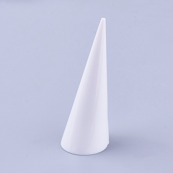 PandaHall Acrylic Organic Glass Ring Displays, Cone, White, 25.5x69mm Acrylic White
PandaHall Acrylic Organic Glass Ring Displays, Cone, White, 25.5x69mm Acrylic White