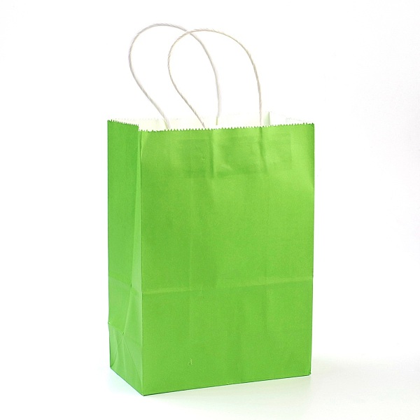 PandaHall Pure Color Kraft Paper Bags, Gift Bags, Shopping Bags, with Paper Twine Handles, Rectangle, Lawn Green, 27x21x11cm Paper None...
PandaHall Pure Color Kraft Paper Bags, Gift Bags, Shopping Bags, with Paper Twine Handles, Rectangle, Lawn Green, 27x21x11cm Paper None...