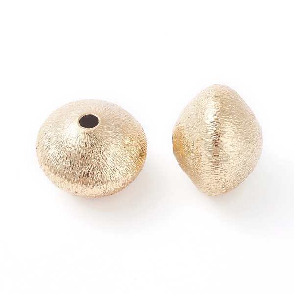PandaHall Brass Beads, Drawbench Style, Long-Lasting Plated, Bicone, Golden, 13x10.5mm, Hole: 2mm Brass Bicone
PandaHall Brass Beads, Drawbench Style, Long-Lasting Plated, Bicone, Golden, 13x10.5mm, Hole: 2mm Brass Bicone