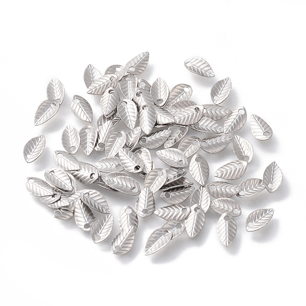 PandaHall 316 Surgical Stainless Steel Charms, Leaf, Stainless Steel Color, 7x3.5x1mm, Hole: 1mm 316 Surgical Stainless Steel Leaf
PandaHall 316 Surgical Stainless Steel Charms, Leaf, Stainless Steel Color, 7x3.5x1mm, Hole: 1mm 316 Surgical Stainless Steel Leaf