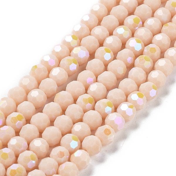 PandaHall Opaque Glass Beads Strands, Faceted, Round, Bisque, 6x5.5mm, Hole: 0.9mm, about 94~97pcs/strand, 21.06~21.18''(53.5~53.8cm) Glass..., Orange
PandaHall Opaque Glass Beads Strands, Faceted, Round, Bisque, 6x5.5mm, Hole: 0.9mm, about 94~97pcs/strand, 21.06~21.18''(53.5~53.8cm) Glass..., Orange
