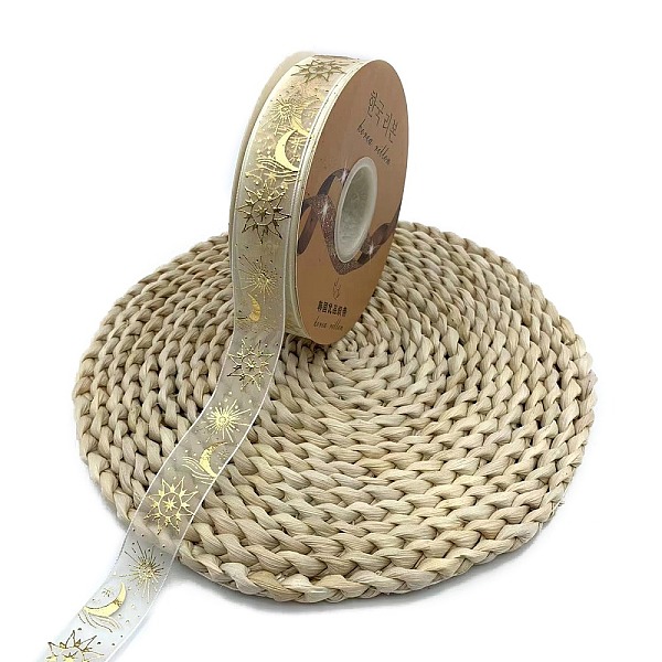 PandaHall 50 Yards Gold Stamping Organza Ribbon, Polyester Printed Ribbon, for Gift Wrapping, Party Decorations, Sun, 1 inch(25mm) Polyester...
PandaHall 50 Yards Gold Stamping Organza Ribbon, Polyester Printed Ribbon, for Gift Wrapping, Party Decorations, Sun, 1 inch(25mm) Polyester...
