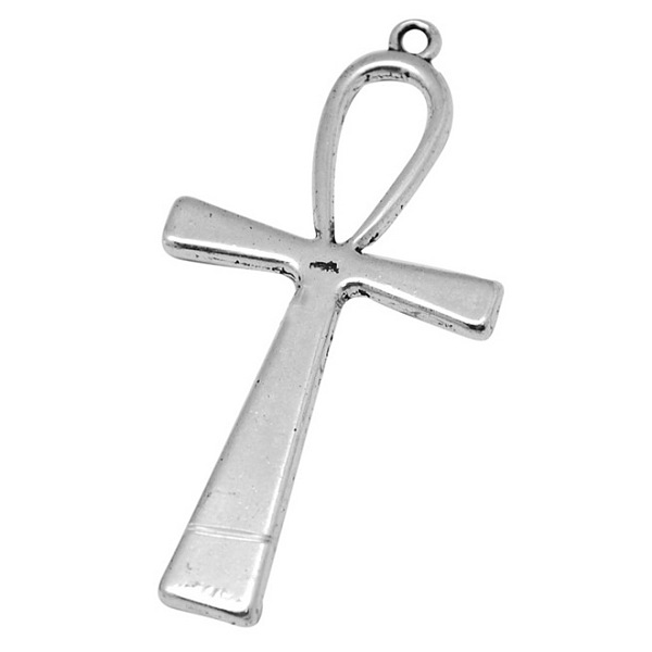 PandaHall Tibetan Style Alloy Big Pendants, Ankh Cross, Cadmium Free & Nickel Free & Lead Free, Antique Silver, 55x29x3mm, Hole: 2mm Alloy...
PandaHall Tibetan Style Alloy Big Pendants, Ankh Cross, Cadmium Free & Nickel Free & Lead Free, Antique Silver, 55x29x3mm, Hole: 2mm Alloy...