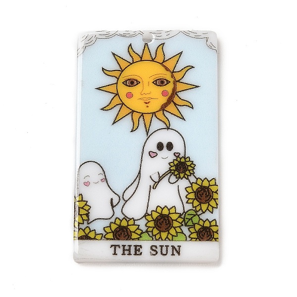 PandaHall Halloween Theme Acrylic Pendants, Rectangle, Flower, 40.5x23.5x2mm, Hole: 1.6mm Acrylic Flower
PandaHall Halloween Theme Acrylic Pendants, Rectangle, Flower, 40.5x23.5x2mm, Hole: 1.6mm Acrylic Flower