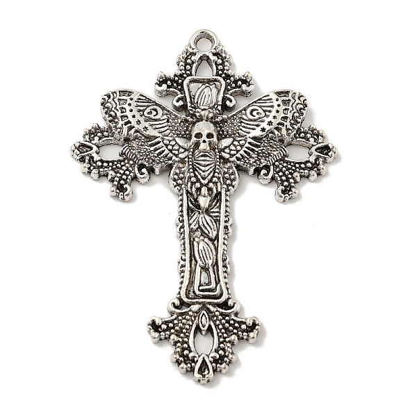 PandaHall Tibetan Style Alloy Big Pendants, Cross Shape Charms, Antique Silver, 51.5x37.5x1.5mm, Hole: 2.5mm Alloy Cross
PandaHall Tibetan Style Alloy Big Pendants, Cross Shape Charms, Antique Silver, 51.5x37.5x1.5mm, Hole: 2.5mm Alloy Cross